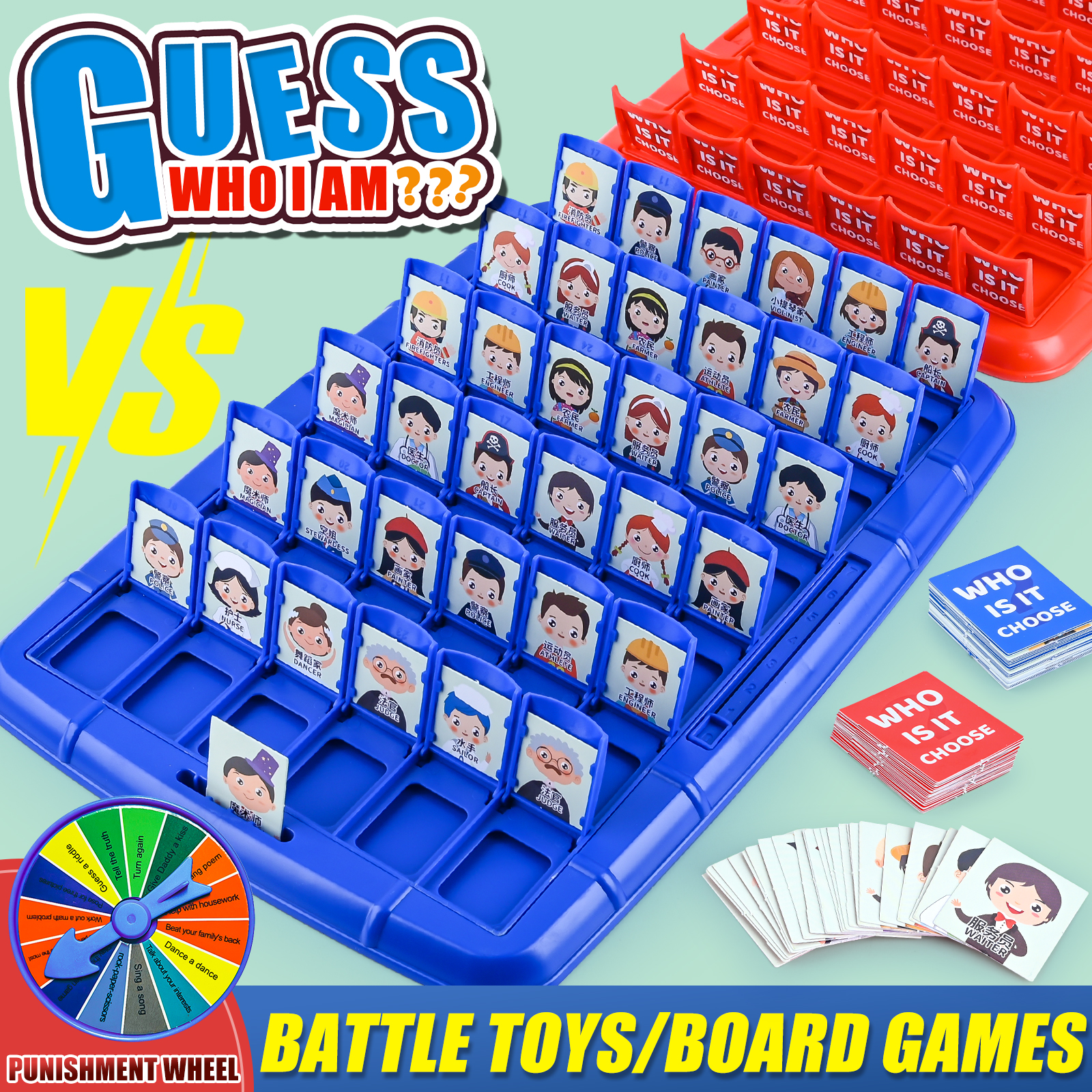 Board Game History - Guess Who I Am, Children'S Puzzle