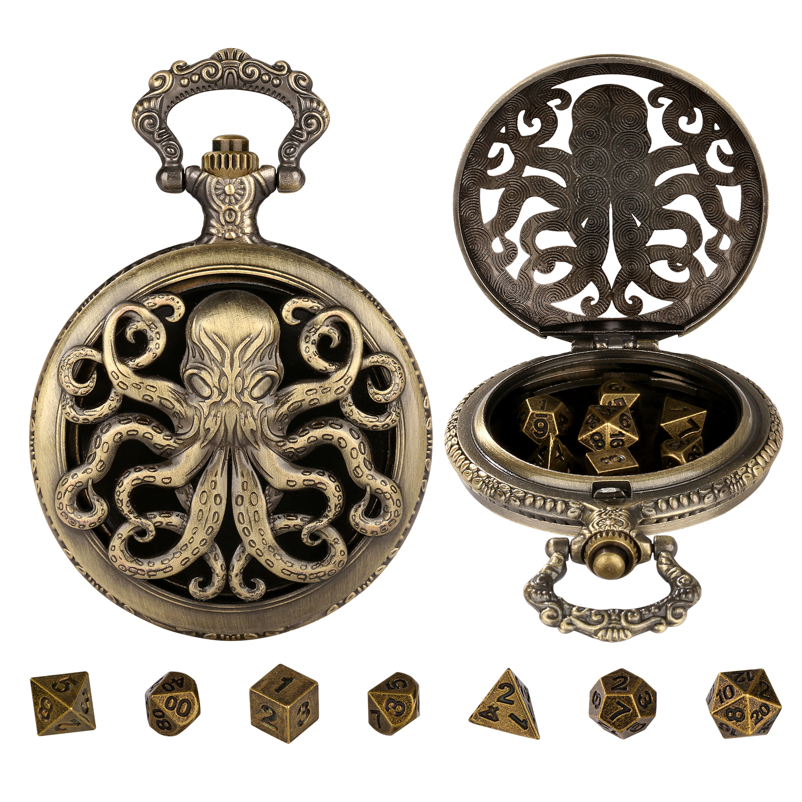 Board Game Roleplay - YISUYA Mini DND Dice Set, Octopus