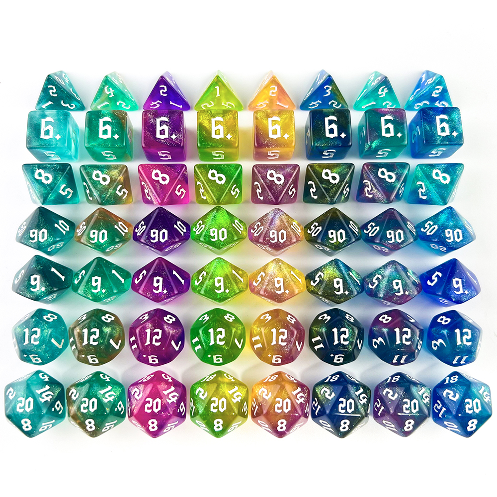 Board Game Font - DND dice RPG dice Acrylic dice