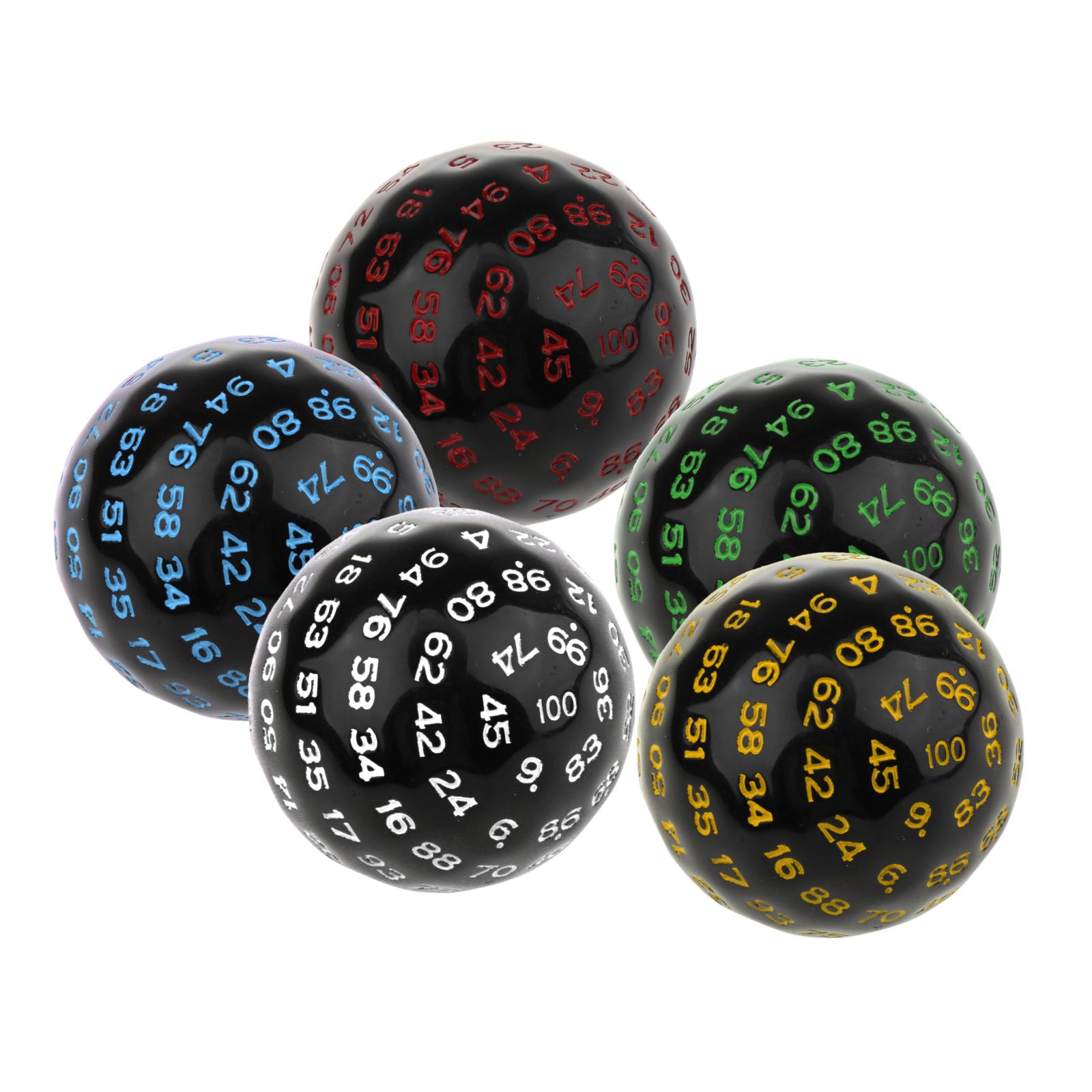100 Sided Acrylic Dices D100 D – Board Game Roleplay recenzja i cena