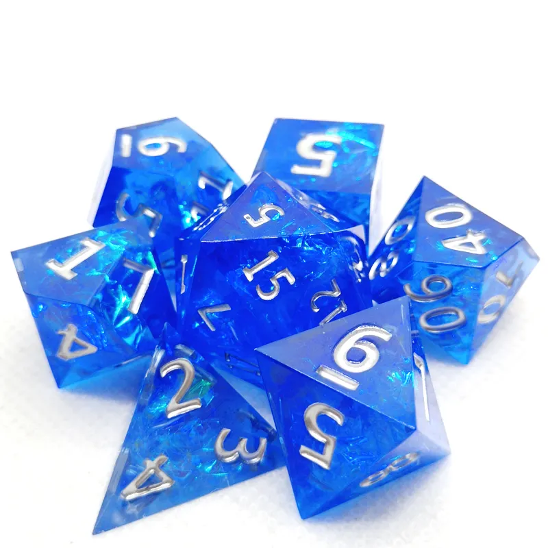 7PCS resin sharp polyhedral di – Board Game Roleplay recenzja i cena