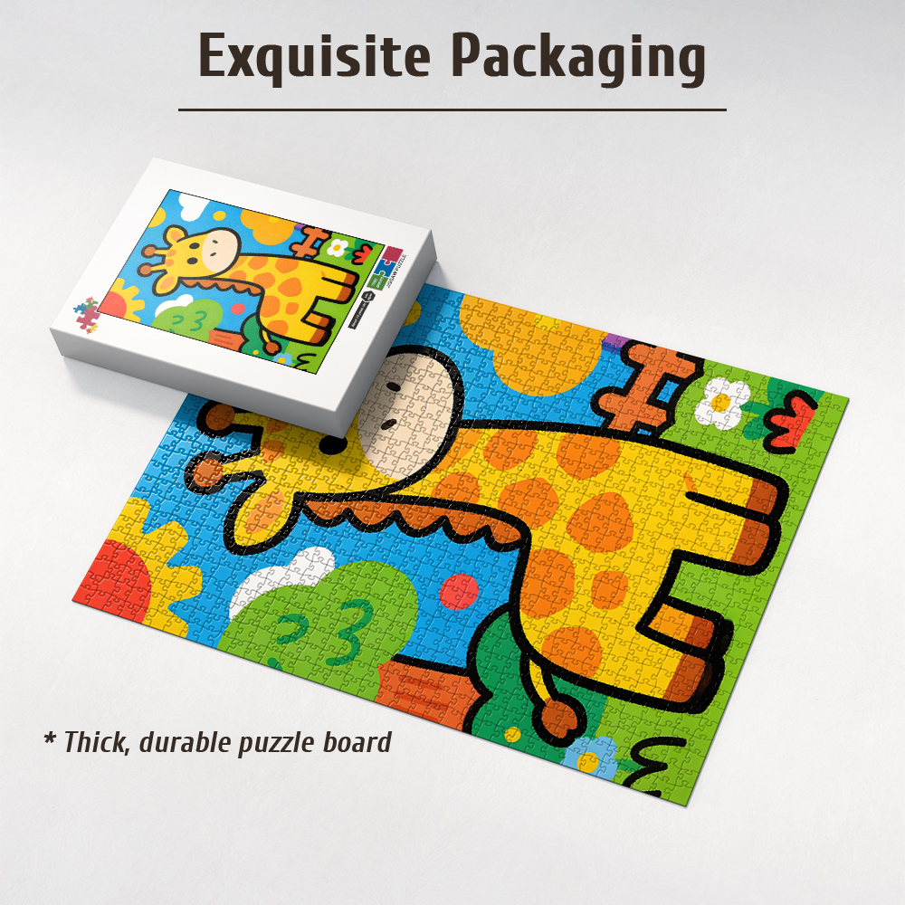 Creative Cartoon Giraffe  Jigs – Board Game Fun recenzja i cena