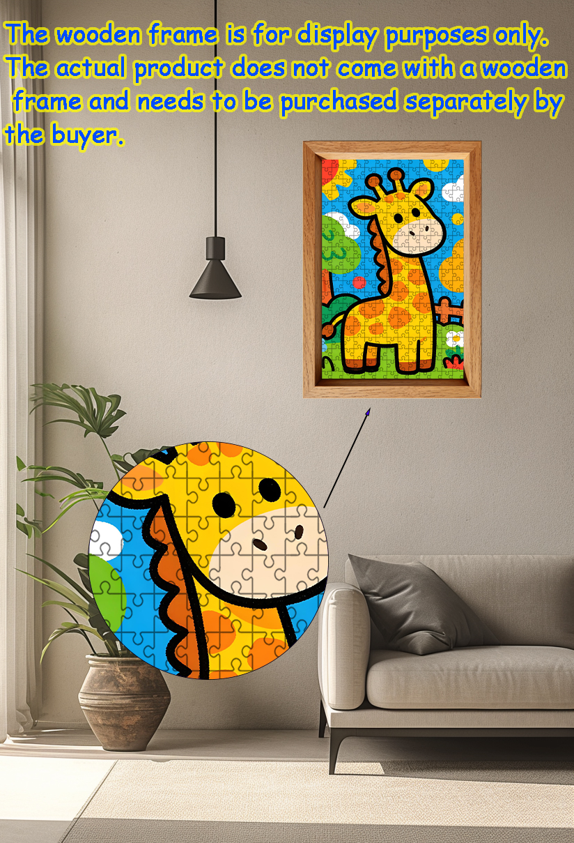 Creative Cartoon Giraffe  Jigs – Board Game Fun recenzja i cena
