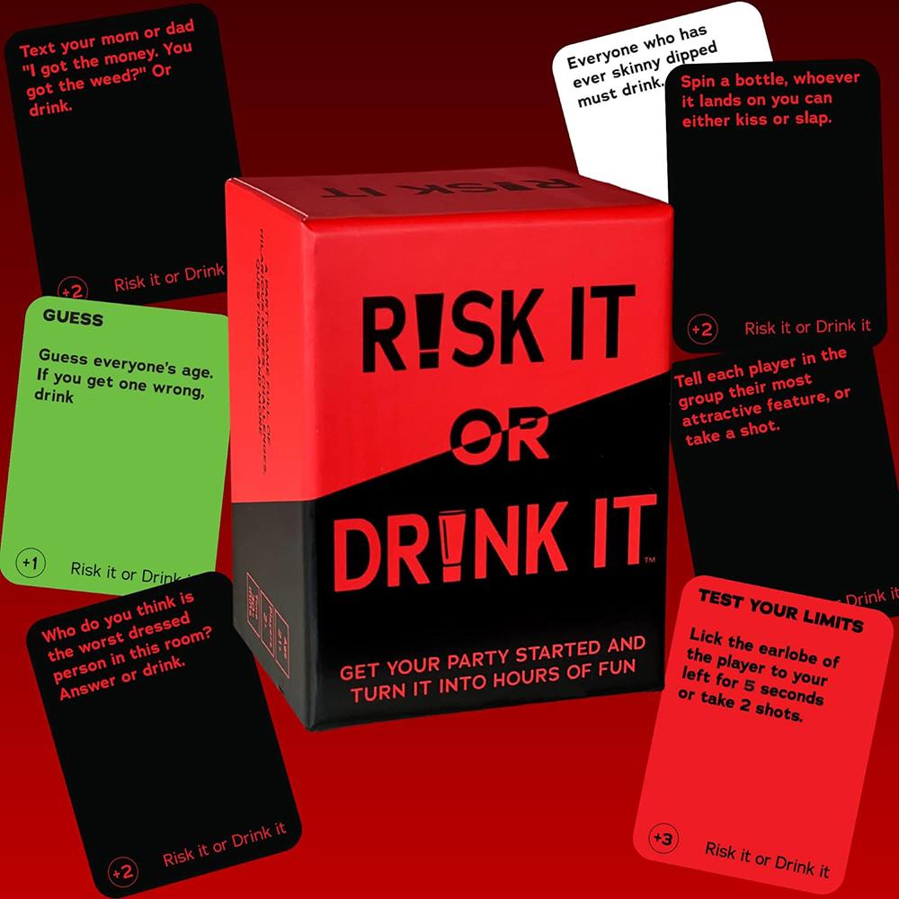 Risk It Or Drink It Fun Party  – Board Game Uno recenzja i cena
