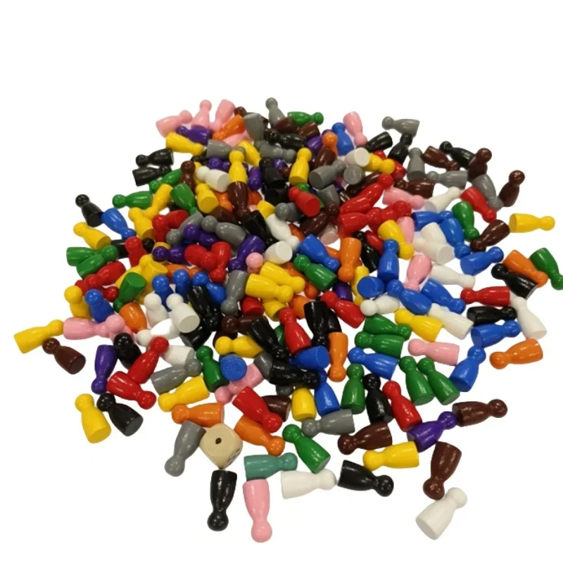 100 Pcs Colorful Wooden Chess  – Board Game Root recenzja i cena