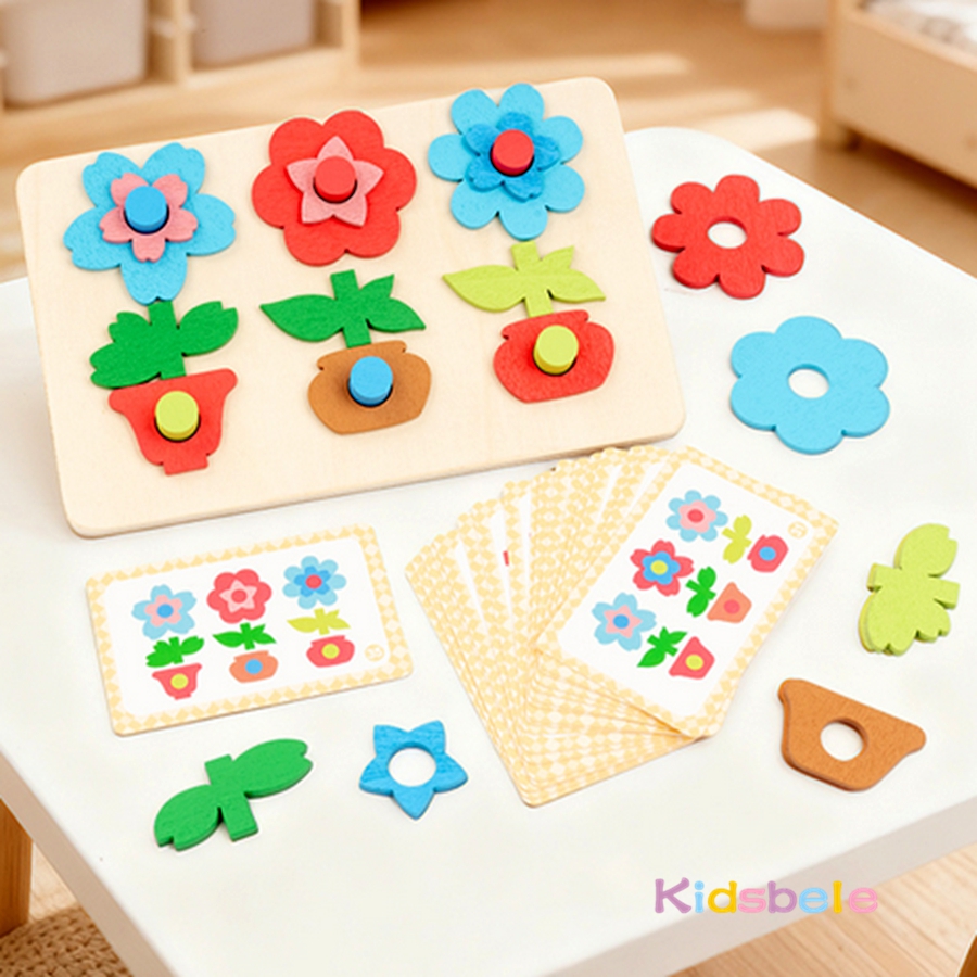 Montessori DIY Wooden Flower P – Board Game History recenzja i cena