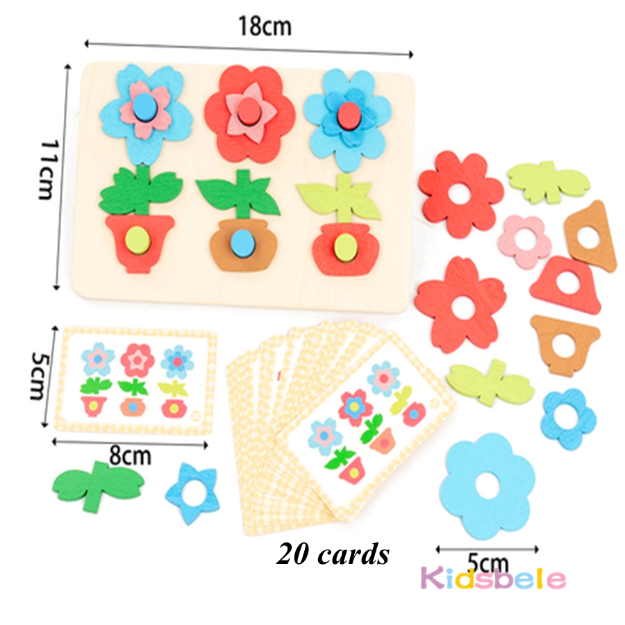 Montessori DIY Wooden Flower P – Board Game History recenzja i cena