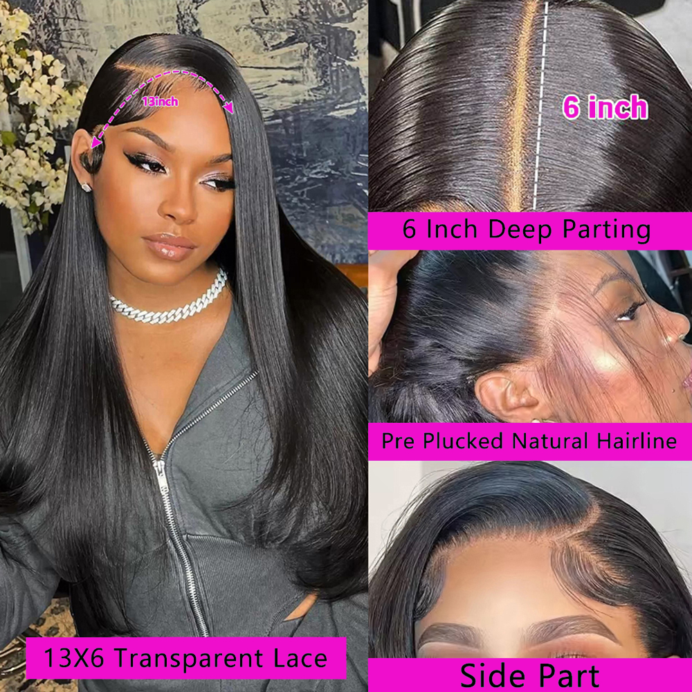 13x6 Straight Human Hair Wigs  – Board Game Queen recenzja i cena