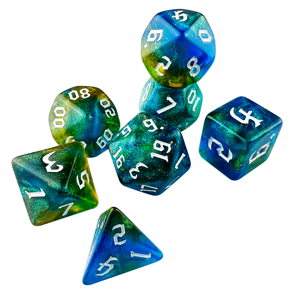 Dice Games TRPG DND Dice Set M – Board Game Font recenzja i cena