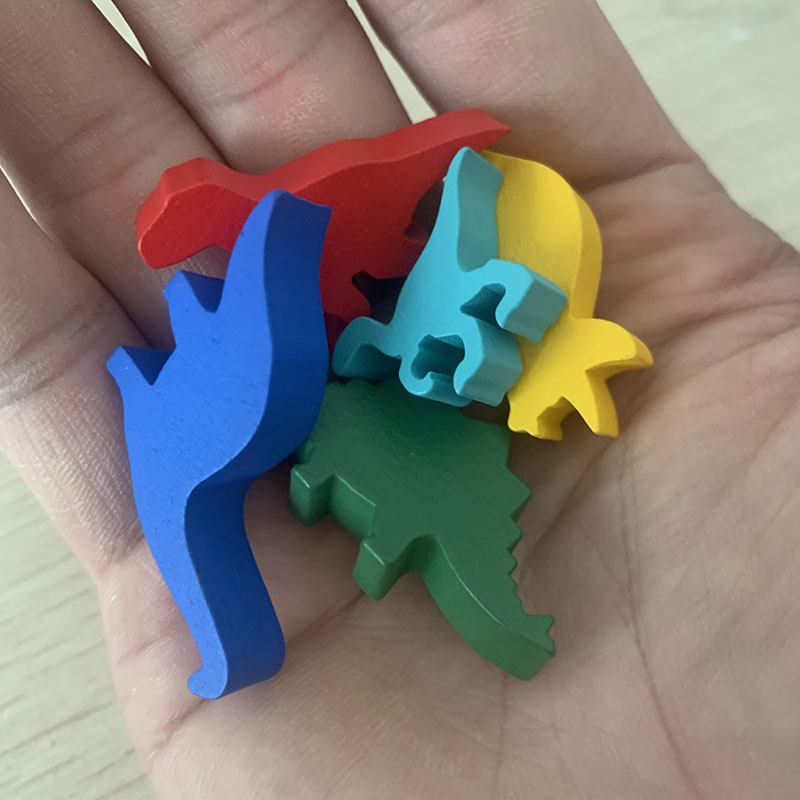 5 Pcs/set Wooden Dinosaur Boar – Board Game Root recenzja i cena