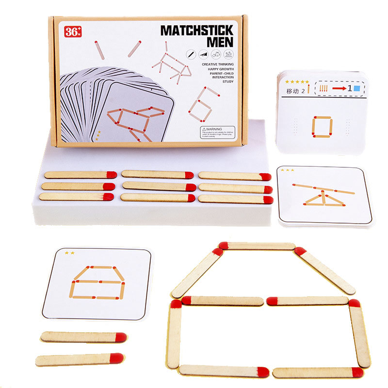 Montessori Matches Puzzles Gam – Board Game Fun recenzja i cena