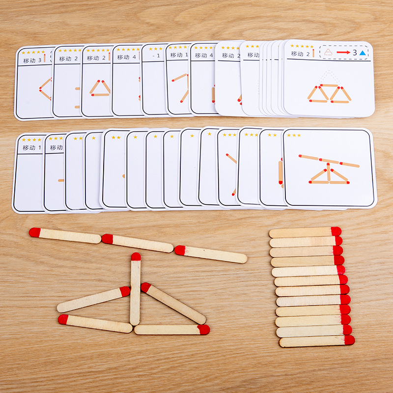 Montessori Matches Puzzles Gam – Board Game Fun recenzja i cena