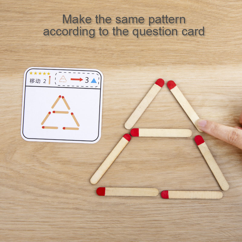 Montessori Matches Puzzles Gam – Board Game Fun recenzja i cena