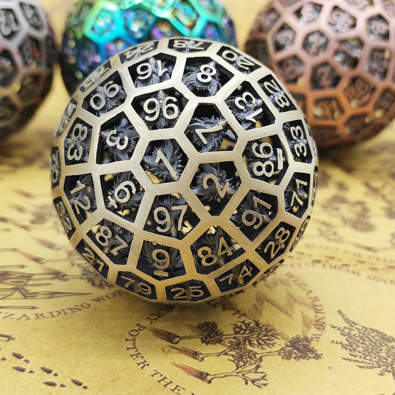 Metal Hollow D100 DND Dice Set – Board Game Roleplay recenzja i cena