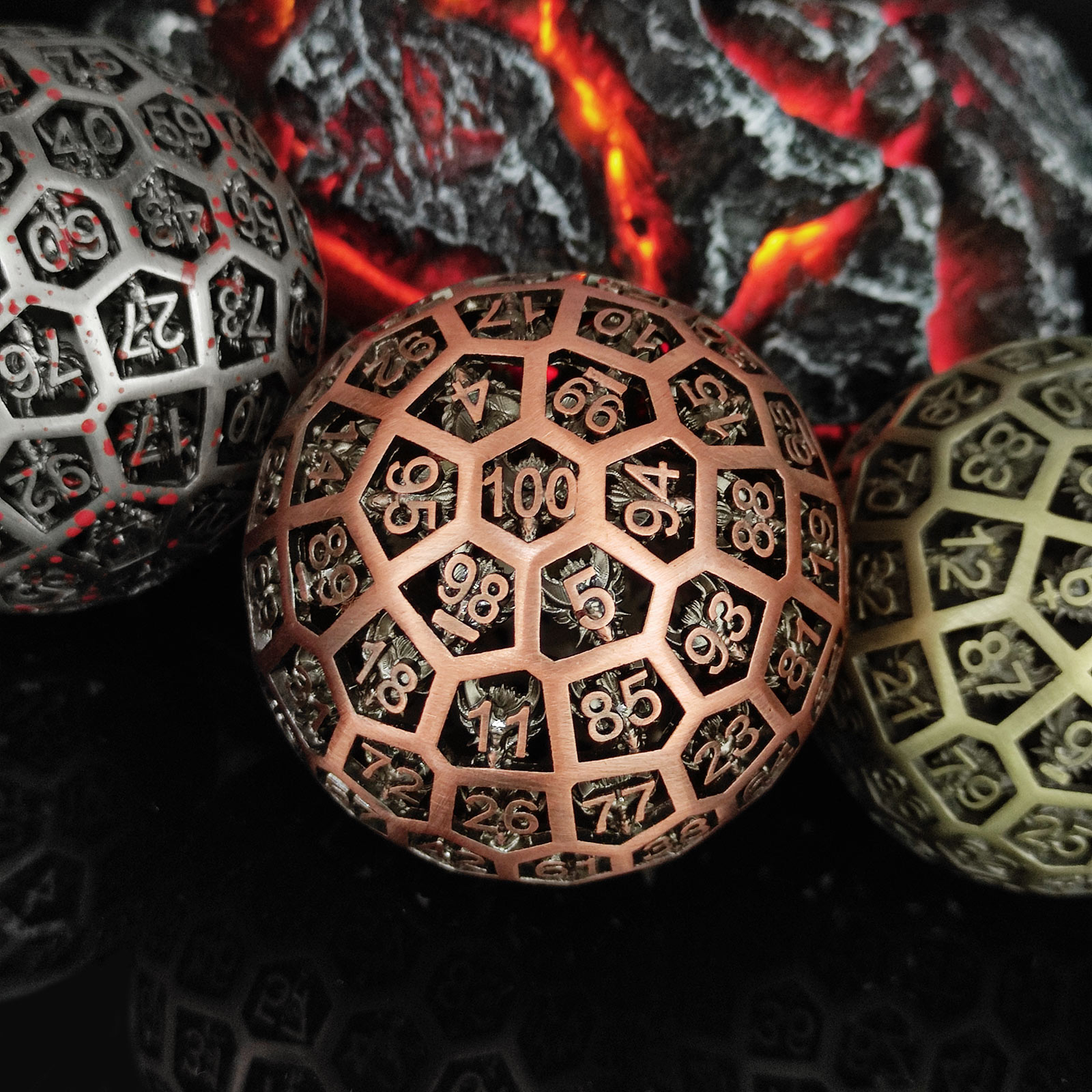 Metal Hollow D100 DND Dice Set – Board Game Roleplay recenzja i cena