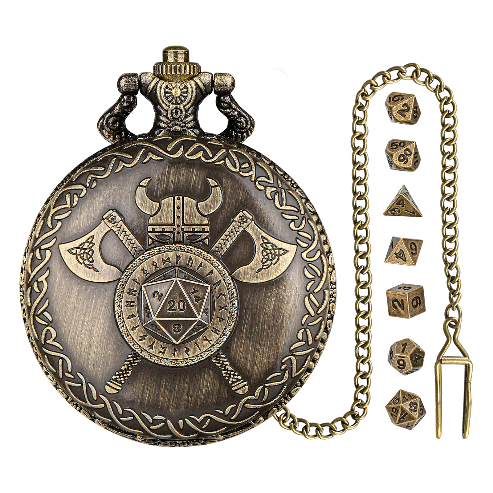 YISUYA Double Axe Pocket Watch – Board Game Roleplay recenzja i cena