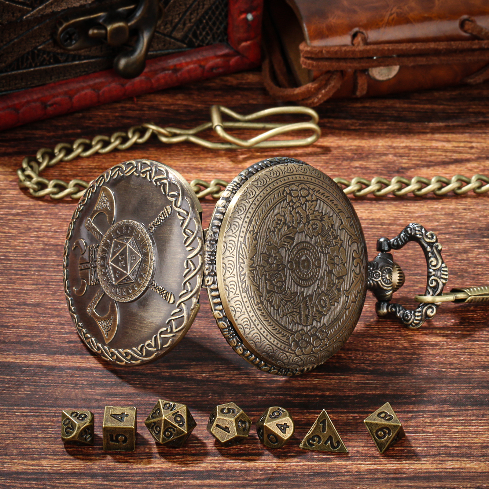 YISUYA Double Axe Pocket Watch – Board Game Roleplay recenzja i cena