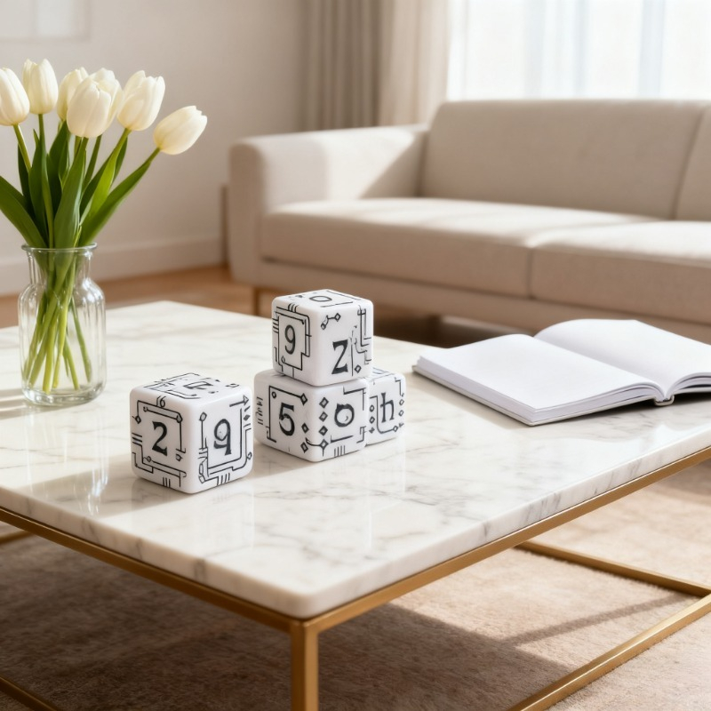 D6 Mechanical Style Polyhedral – Board Game Font recenzja i cena
