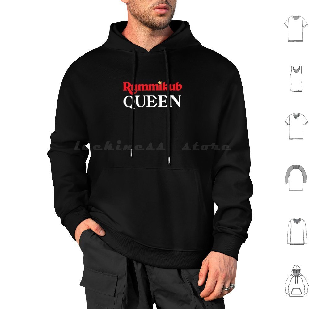 Queen Royal Font Hoodies Long  – Board Game Font recenzja i cena