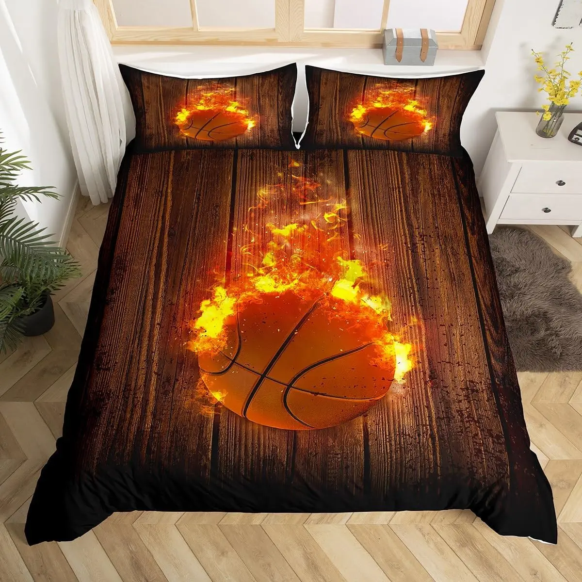 Basketball Duvet Cover Twin Qu – Board Game Queen recenzja i cena