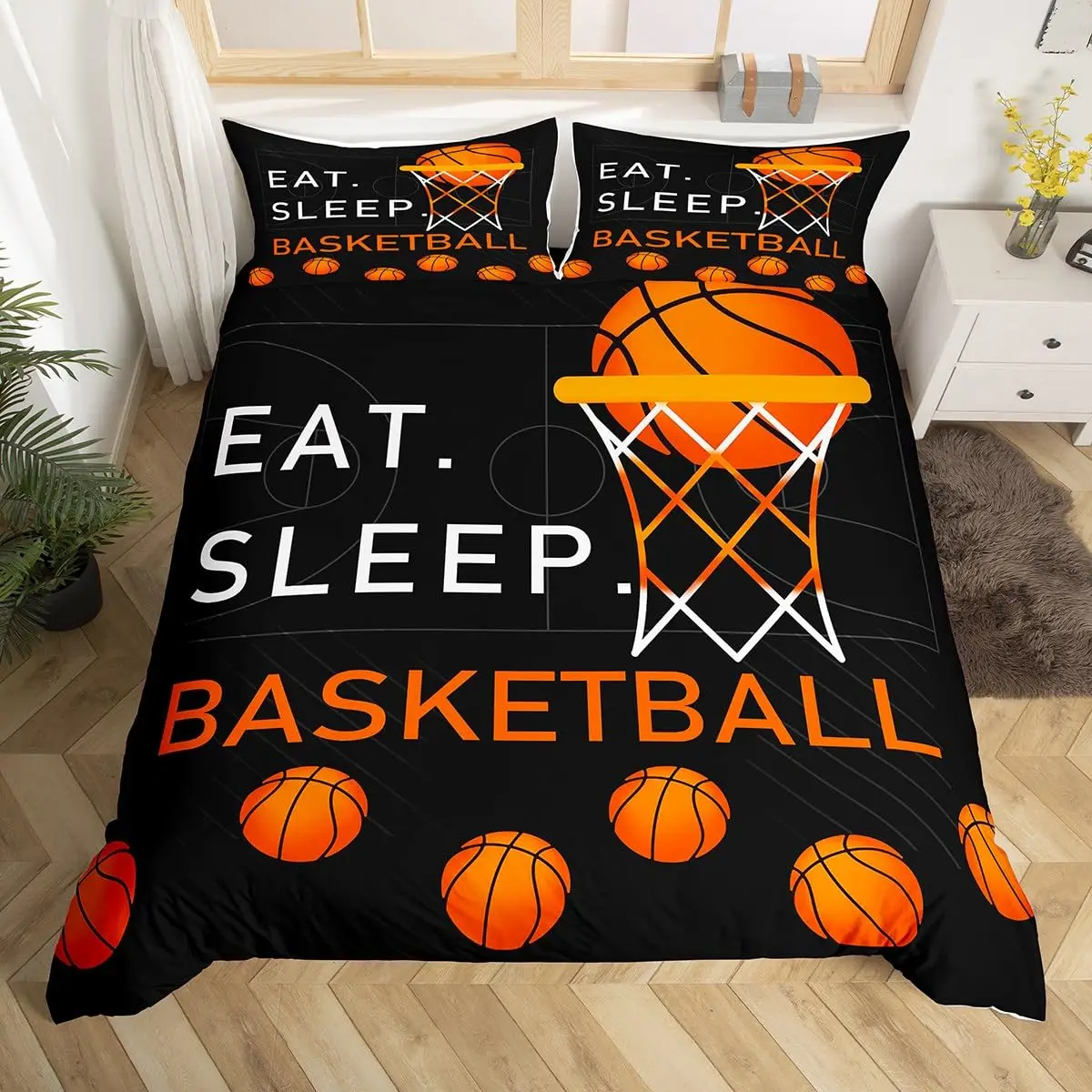 Basketball Duvet Cover Twin Qu – Board Game Queen recenzja i cena