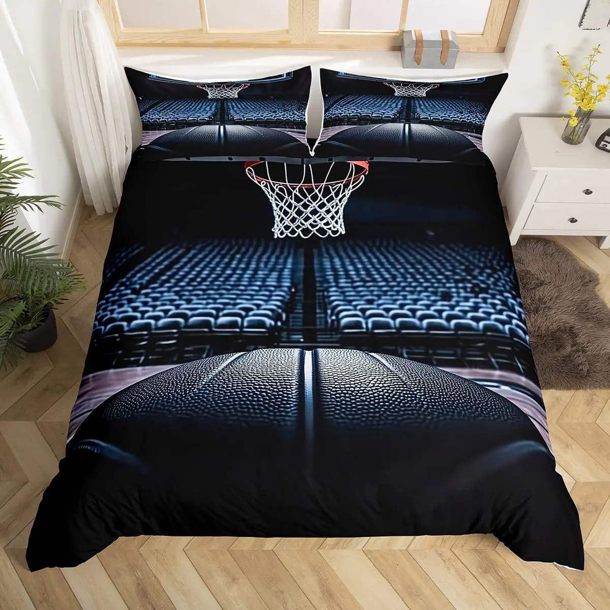 Basketball Duvet Cover Twin Qu – Board Game Queen recenzja i cena