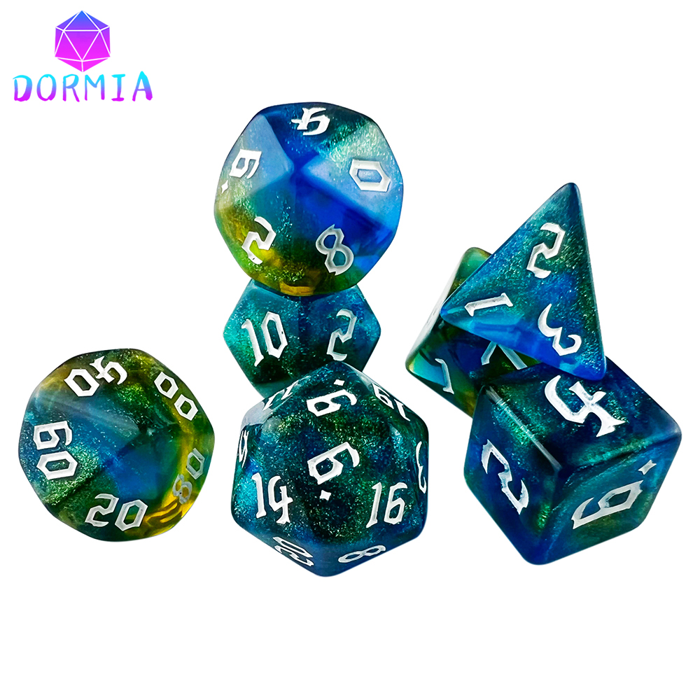 DND dice RPG dice Acrylic dice – Board Game Font recenzja i cena
