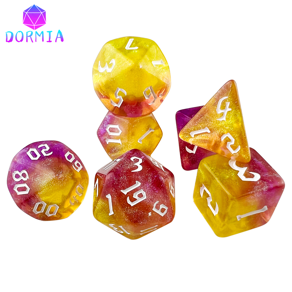 DND dice RPG dice Acrylic dice – Board Game Font recenzja i cena