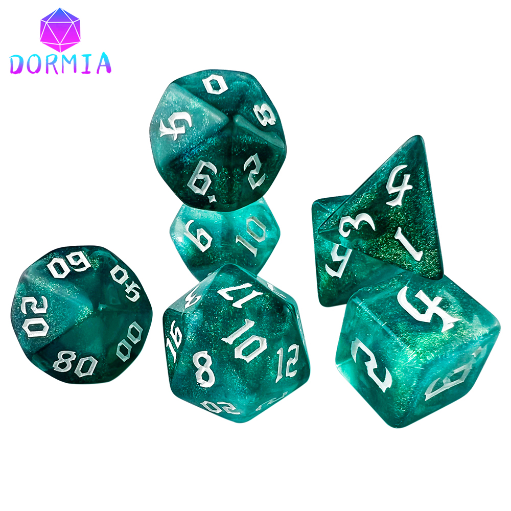 DND dice RPG dice Acrylic dice – Board Game Font recenzja i cena