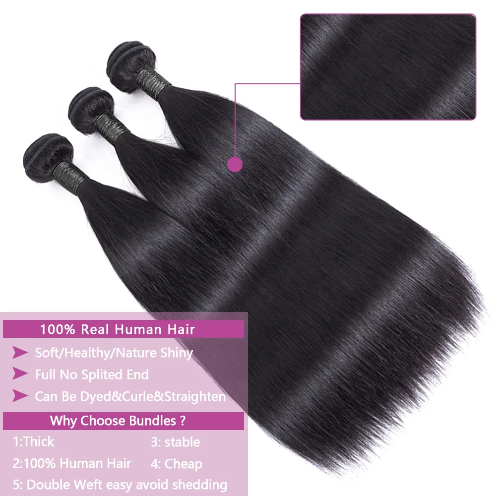 24 26 28 Inch Human Hair Bundl – Board Game Queen recenzja i cena