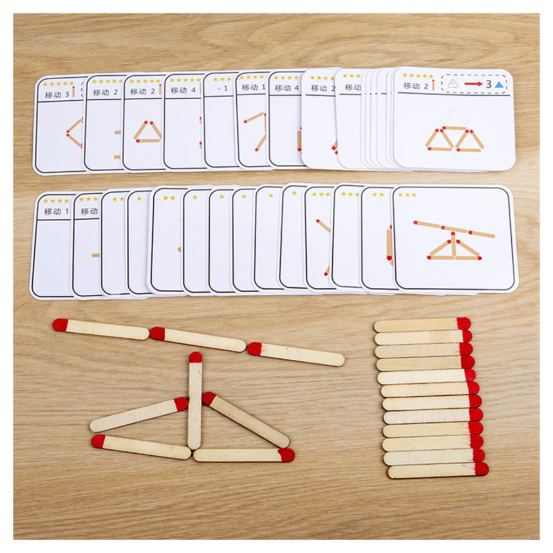 Montessori Matches Puzzles Gam – Board Game Fun recenzja i cena
