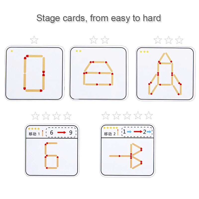 Montessori Matches Puzzles Gam – Board Game Fun recenzja i cena