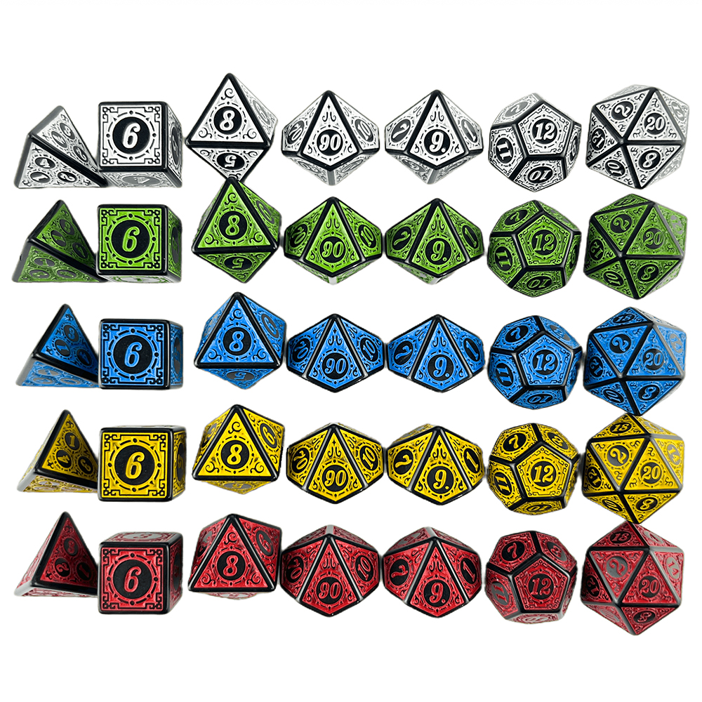 Dice Games TRPG DND Dice Set M – Board Game Font recenzja i cena