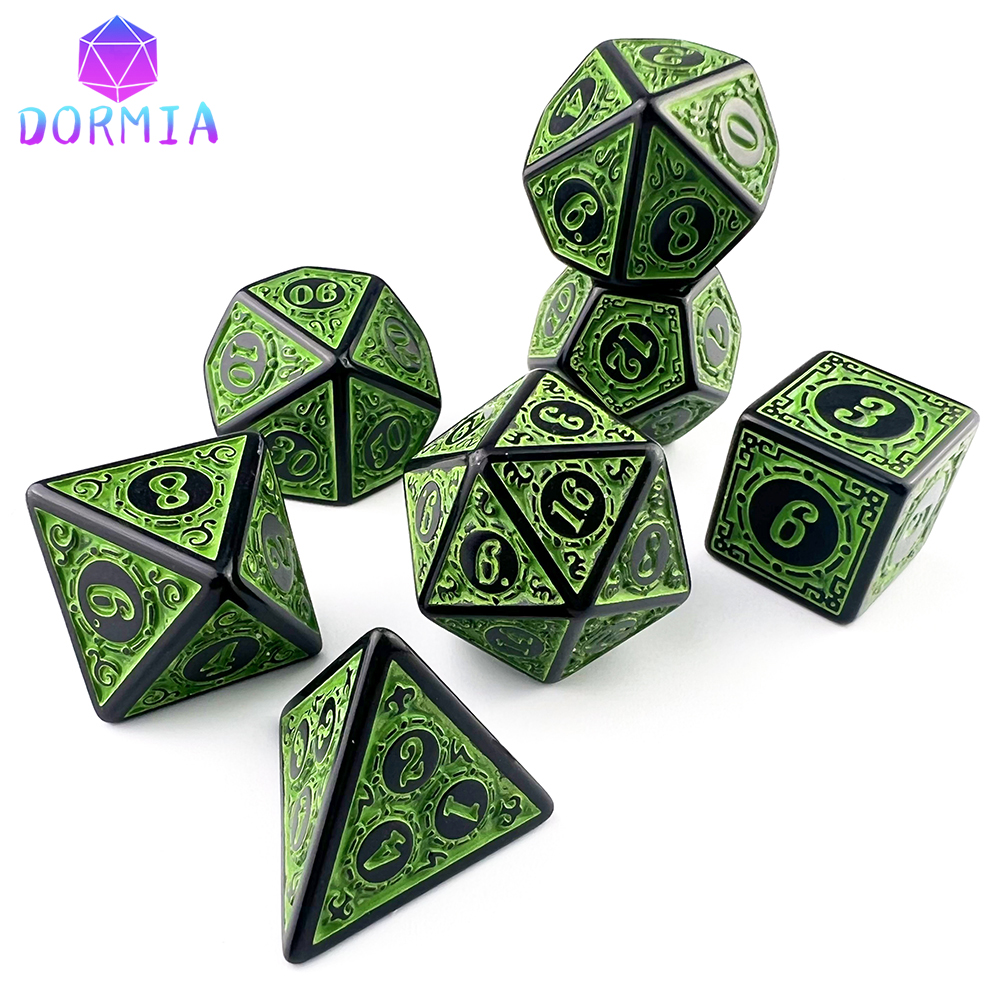 Dice Games TRPG DND Dice Set M – Board Game Font recenzja i cena