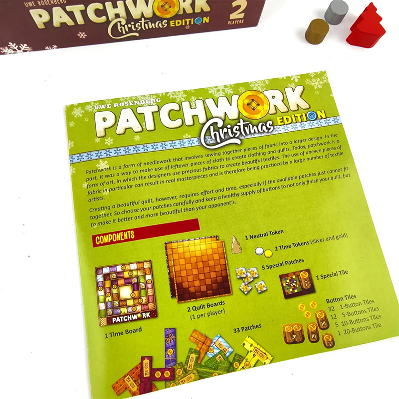 New Patchwork Christmas Board  – Board Game Root recenzja i cena