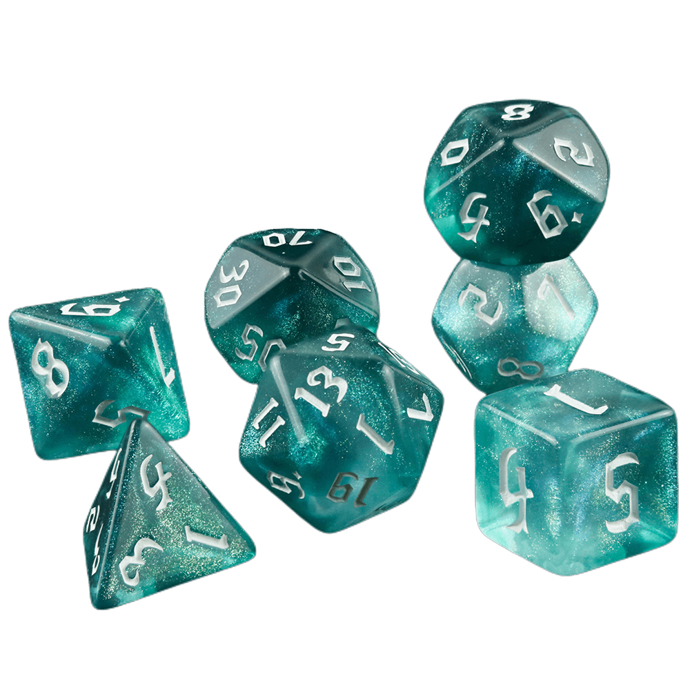 7 Pcs of New Double Colors Dic – Board Game Font recenzja i cena