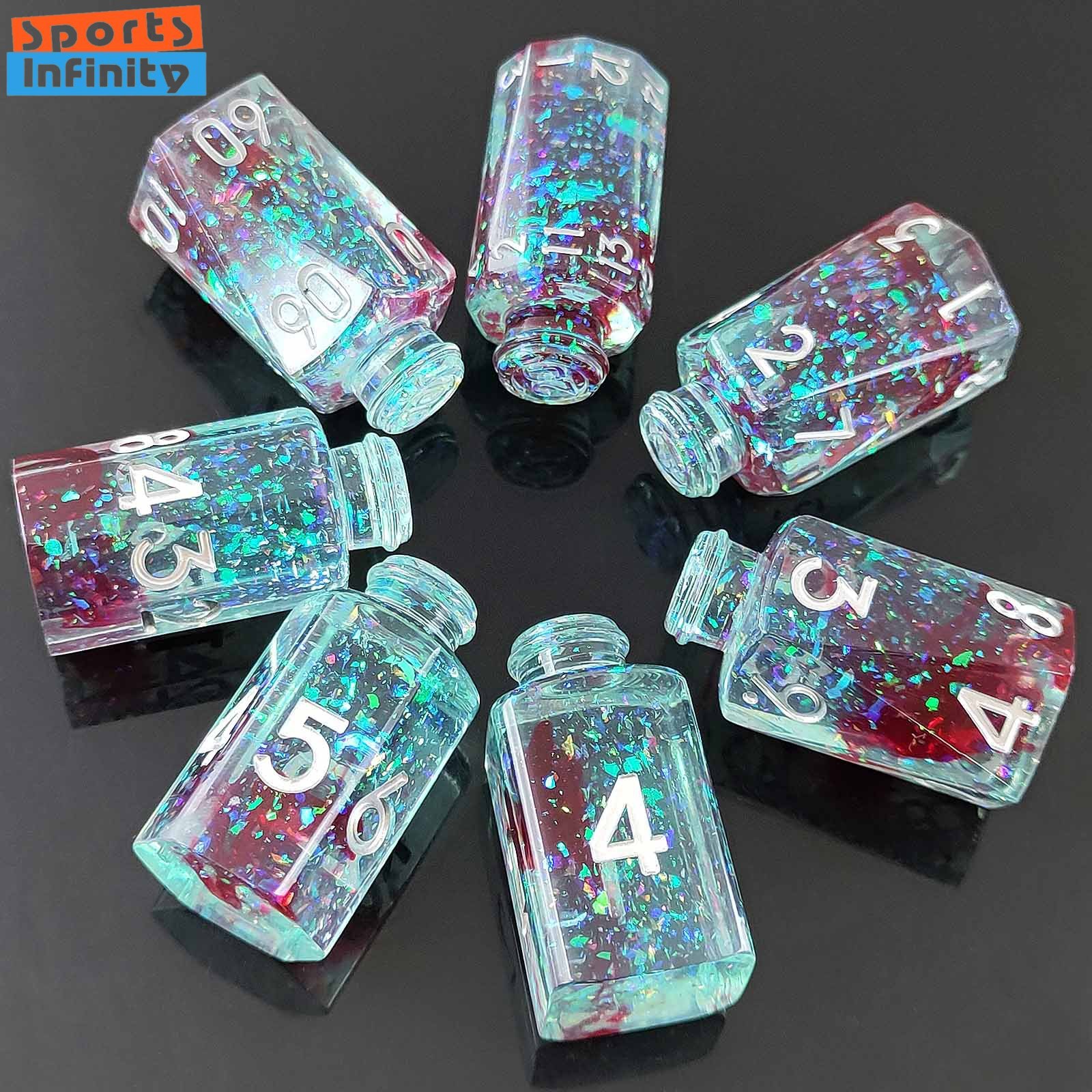 7pcs/set Resin Medicine Bottle – Board Game Roleplay recenzja i cena