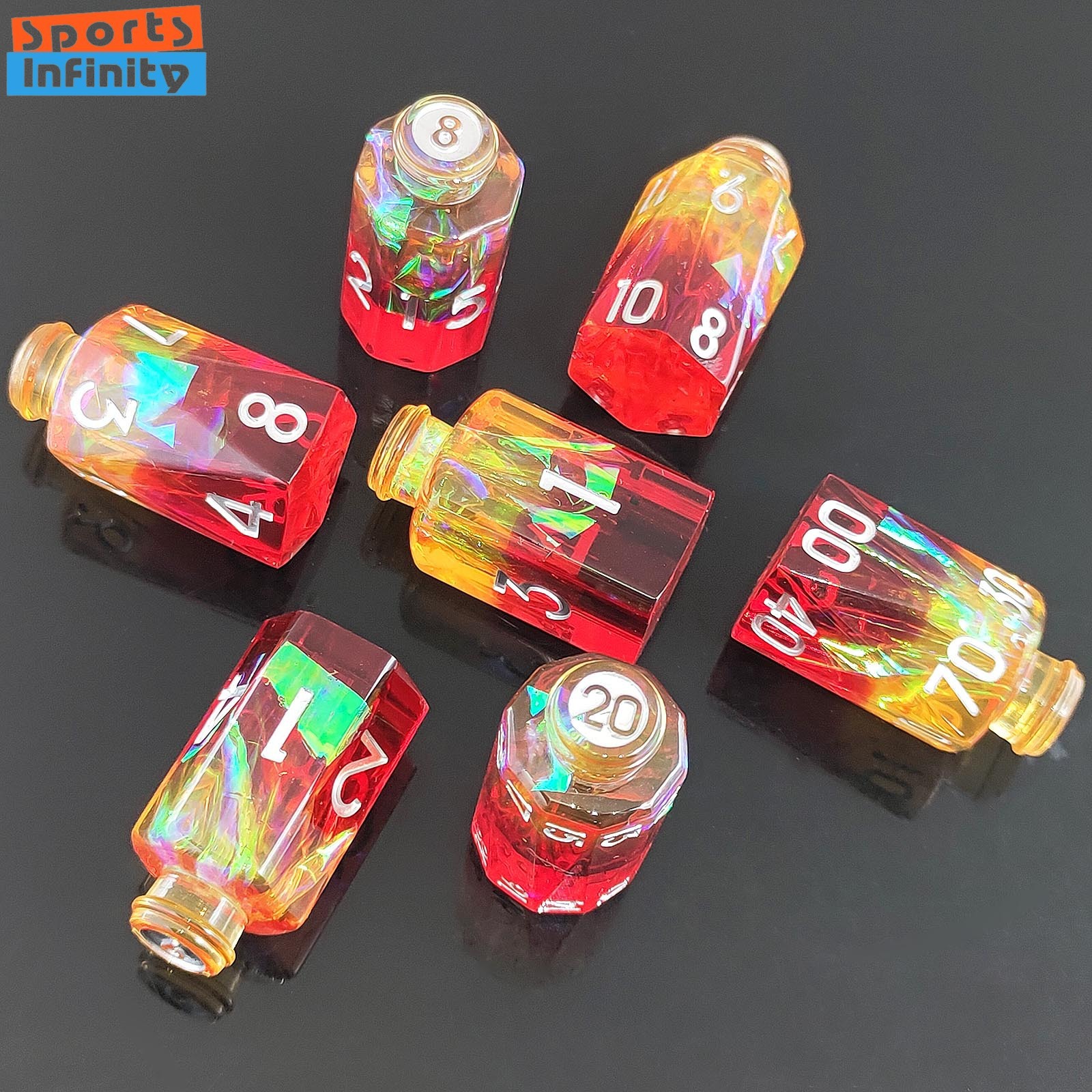 7pcs/set Resin Medicine Bottle – Board Game Roleplay recenzja i cena