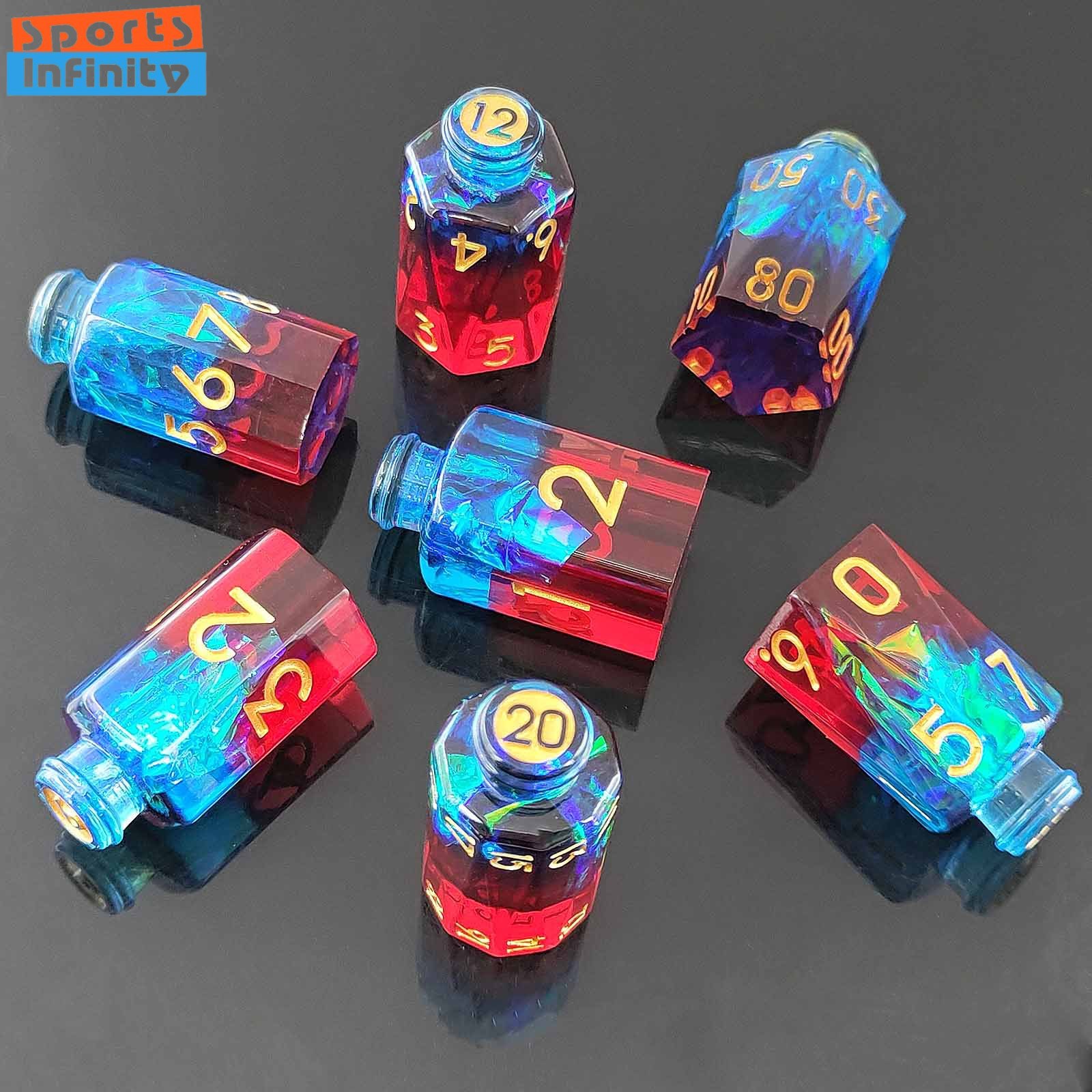 7pcs/set Resin Medicine Bottle – Board Game Roleplay recenzja i cena