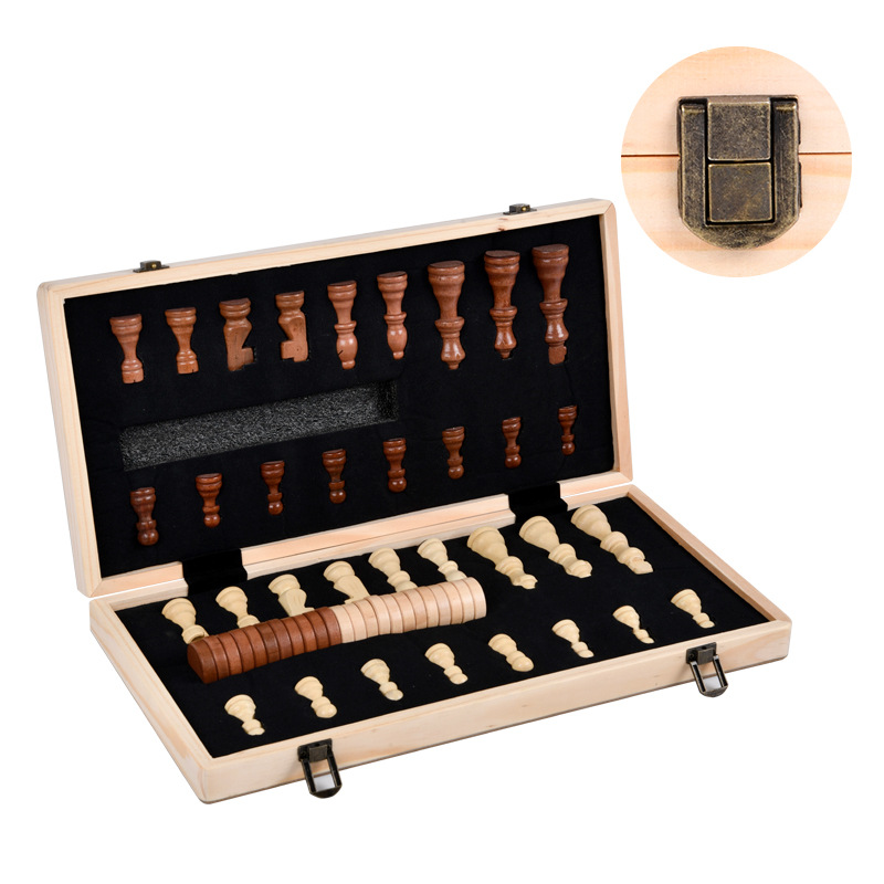 Wooden 2-in-1 Magnetic Chess S – Board Game Queen recenzja i cena